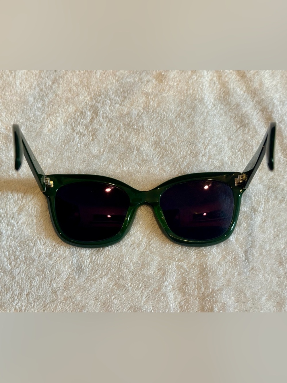 Warby Parker Deep Green Cat-Eye Sunglasses - Picture 7 of 8
